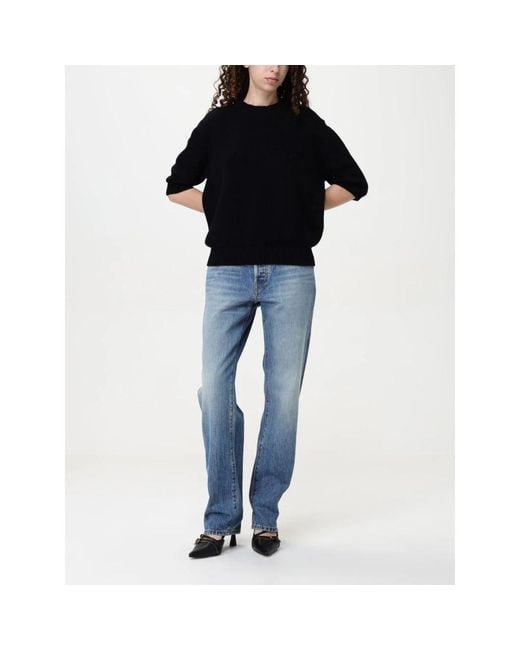 Khaite Round-Neck Knitwear in het Black