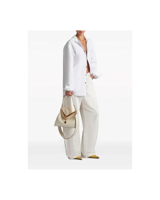 Etro White Shoulder Bags