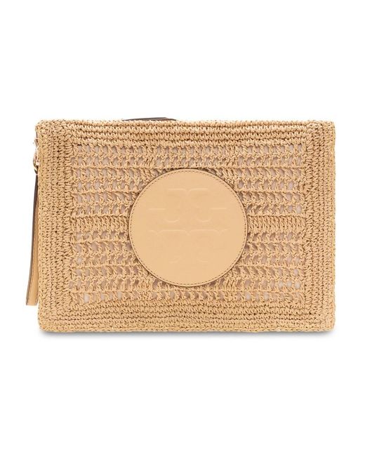 Clutches di Tory Burch in Natural