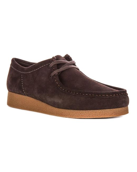 Clarks Brown Laced Shoes for men