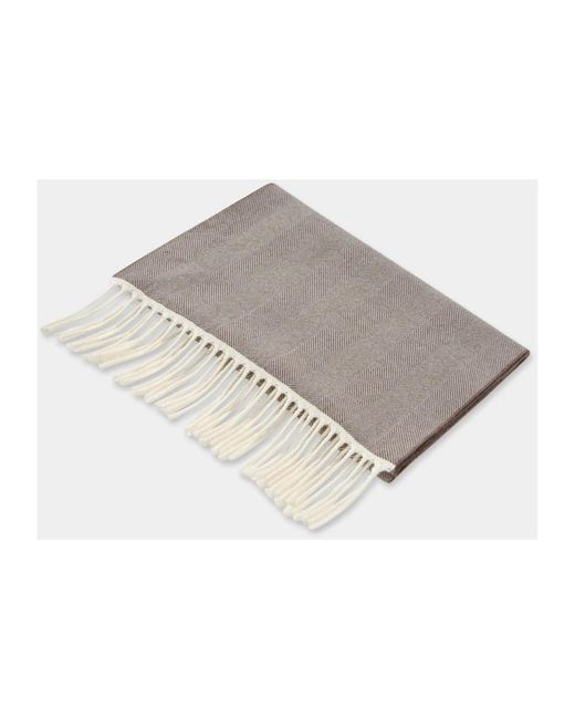 Brooks Brothers Gray Winter Scarves for men