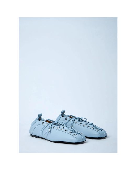 Ganni Blue Ballerinas