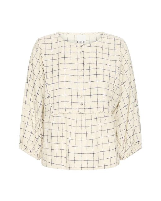 Ichi Ficalo Blouse in het Natural