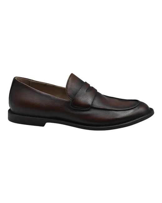 Pantanetti Black Loafers for men