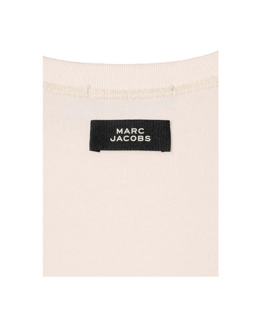 Marc Jacobs Bow Shrunken Tee in het Natural