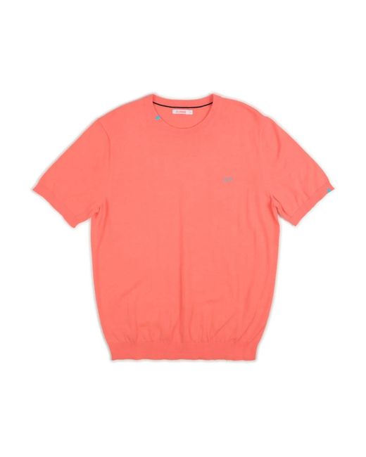 Fenic t-shirt uomo filo di Sun 68 in Pink da Uomo