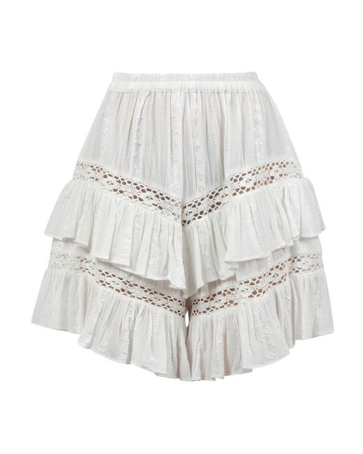 Jucca White Short Skirts