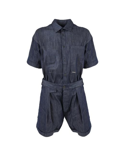 DSquared² Blue Playsuits