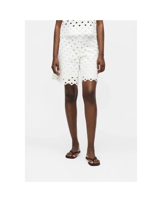 Max Mara White Casual Shorts