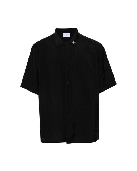 FAMILY FIRST Black Short Sleeve Shirts for men