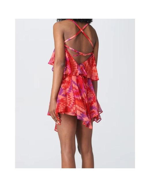 Dondup Red Short Dresses
