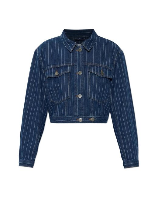 Munthe Jassen ,Blauw ,Katoen Jas Lindy in het Blue
