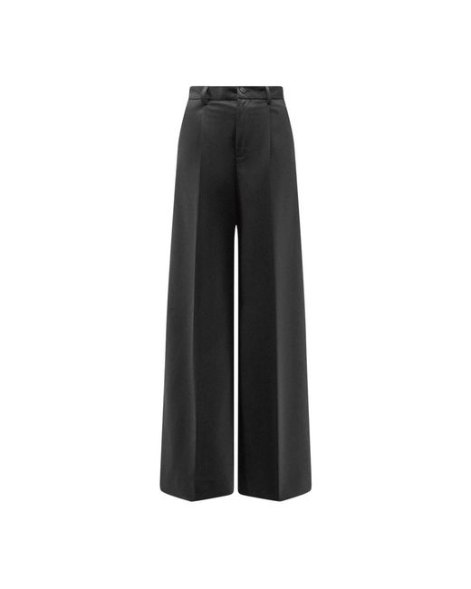 Hevò Black Wide Trousers