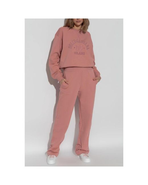 Dolce & Gabbana Pink Sweatpants