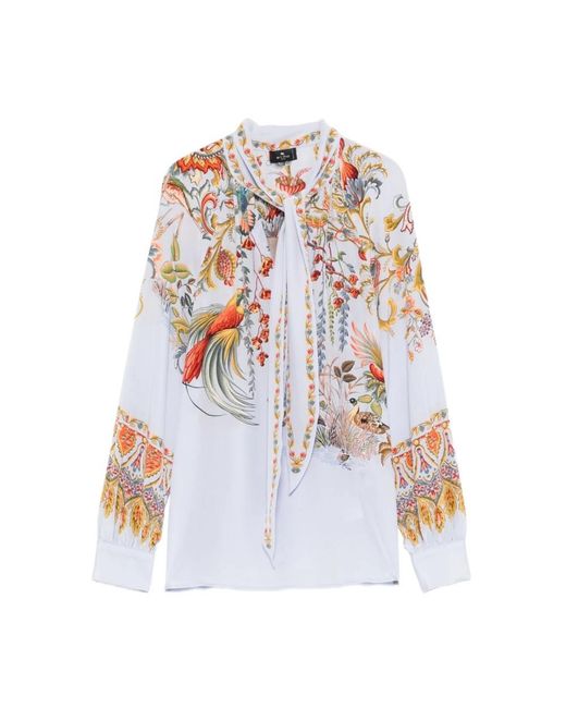 Etro White Blouses
