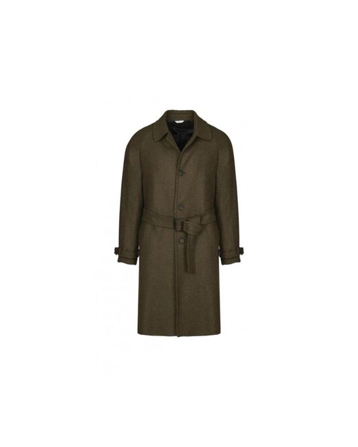Single-Breasted Coats Manuel Ritz de hombre de color Green