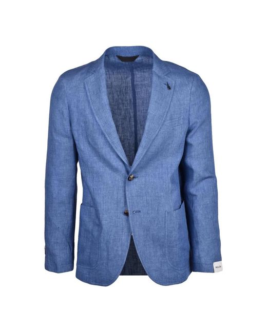 Paoloni Blue Blazers for men