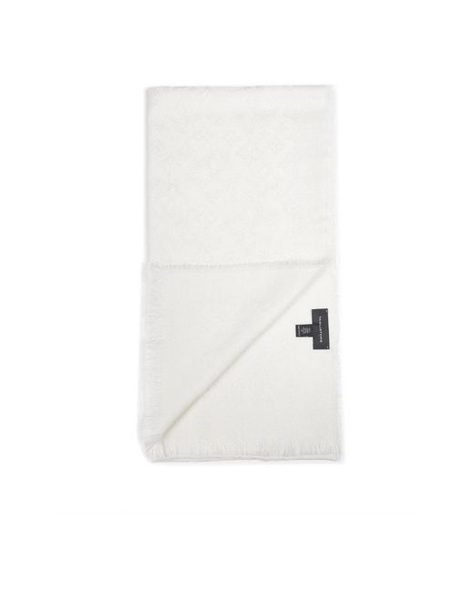 Tagliatore White Winter Scarves for men