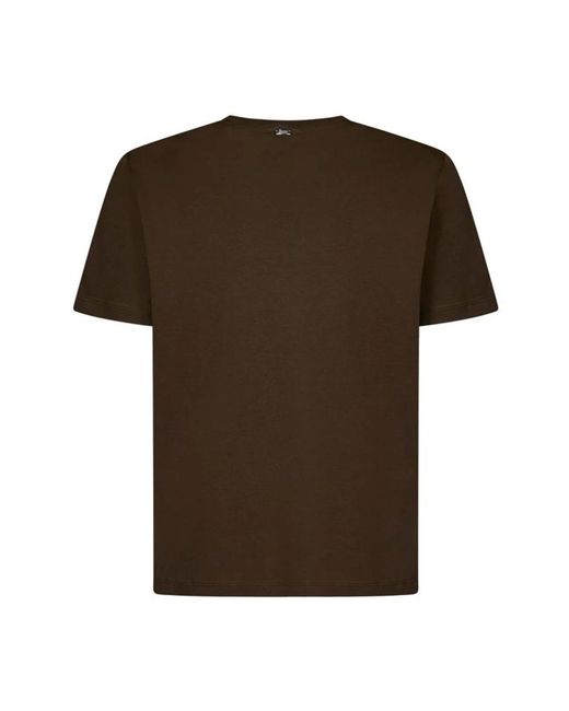 Herno Brown T-Shirts for men