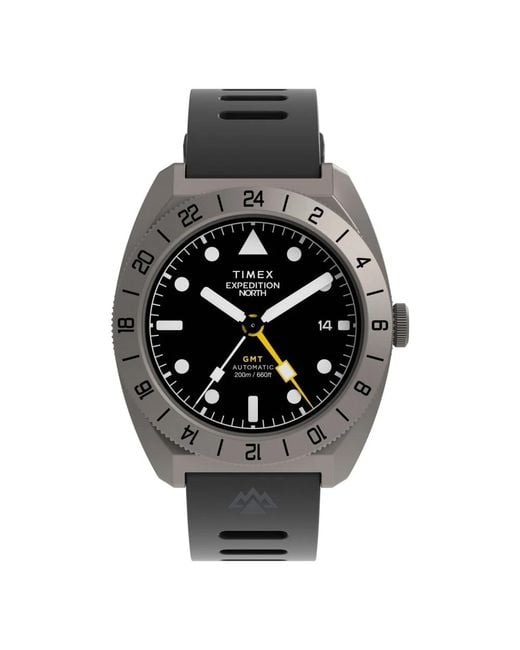 Timex Uhr expedition north titanium automatic gmt in Metallic für Herren