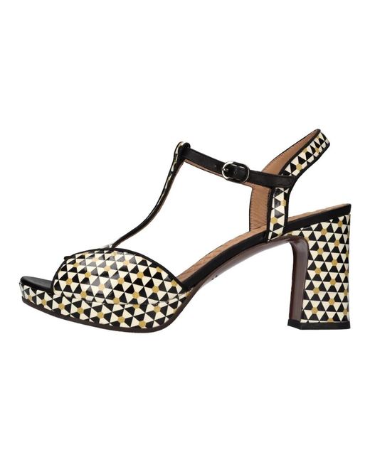 Chie Mihara Black High Heel Sandals