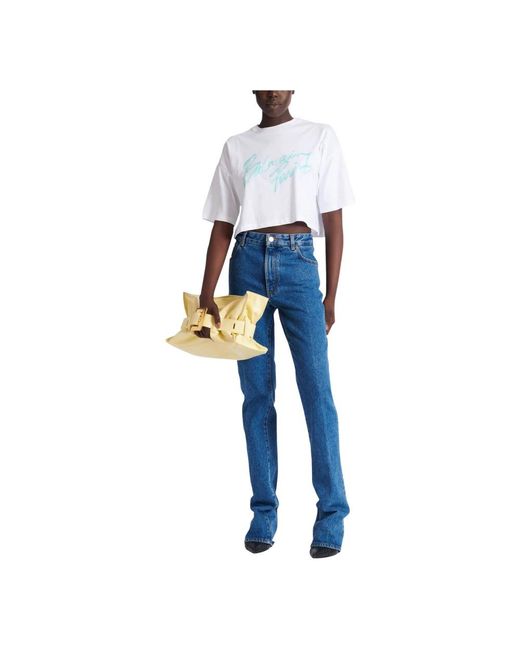 Balmain Blue Boot-Cut Jeans