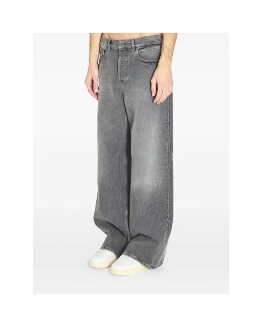 Golden Goose Deluxe Brand Gray Loose-Fit Jeans for men