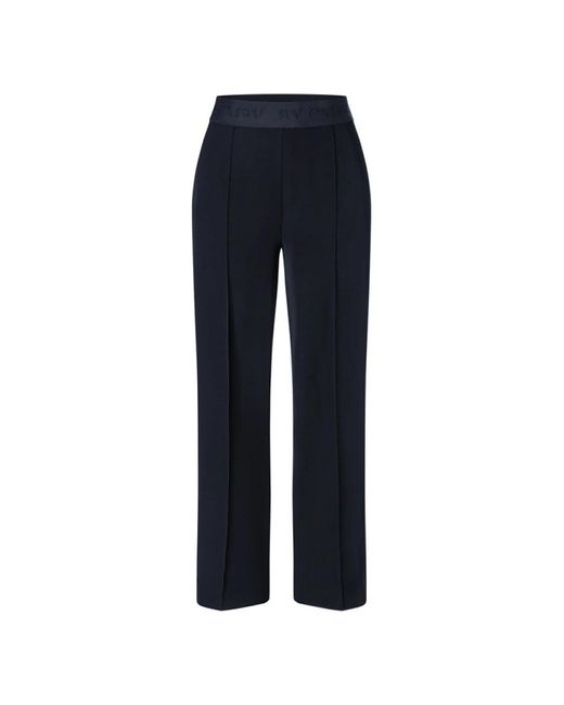 Cambio Blue Straight Trousers