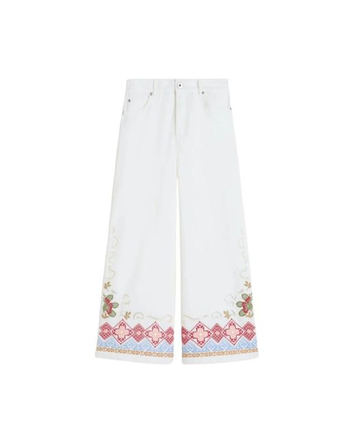 Weekend by Maxmara White Wide Trousers