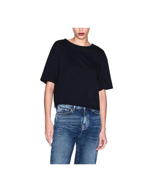 ARMANI EXCHANGE Black T-Shirts
