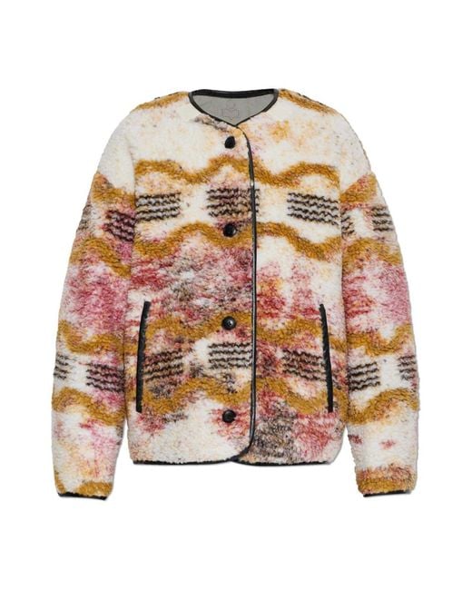 Isabel Marant Umala Reversible Jacket in het Multicolor
