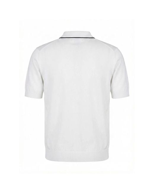 Peserico White Polo Shirts for men