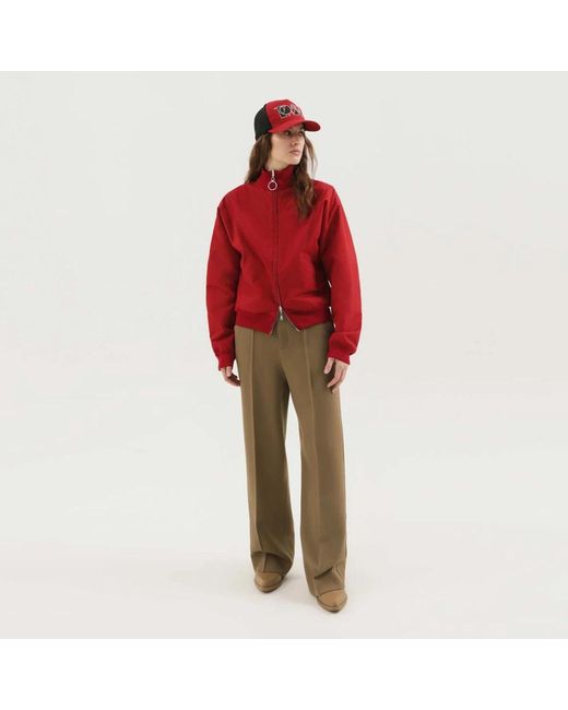 1989 STUDIO Red Wide Trousers