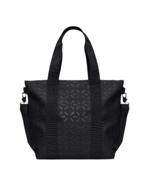 Tote Bags Rains de color Black