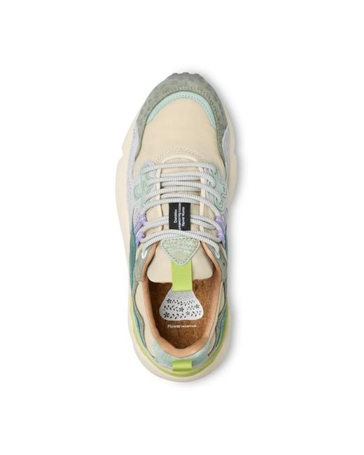 Flower Mountain Blue Sneakers