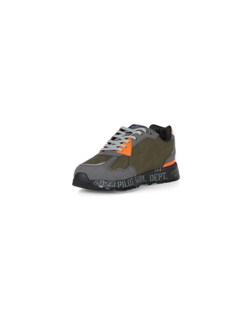 Aeronautica Militare Gray Sneakers for men