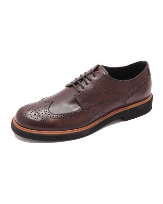 Tod's Derby Lederschuh Made in Brown für Herren