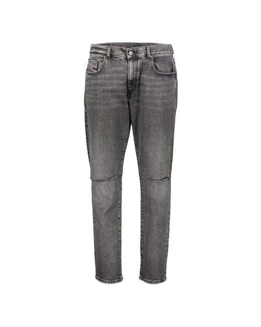 DIESEL Gray Slim-Fit Jeans for men