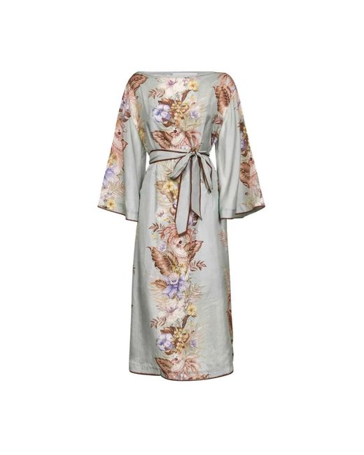 Midi Dresses Zimmermann de color Multicolor