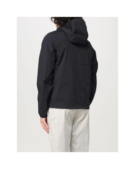 K-Way Jassen ,Zwart ,Nylon Claude Jacket in het Black voor heren