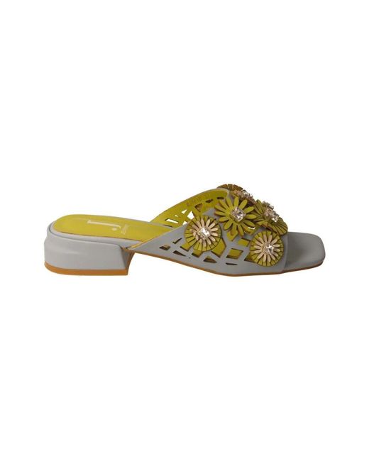 Sliders Jeannot en coloris Yellow