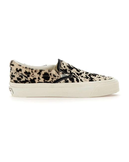 Vans Schoenen ,Veelkleurig ,Lx Classic Slip-On 98 Pony Hair in het Black voor heren