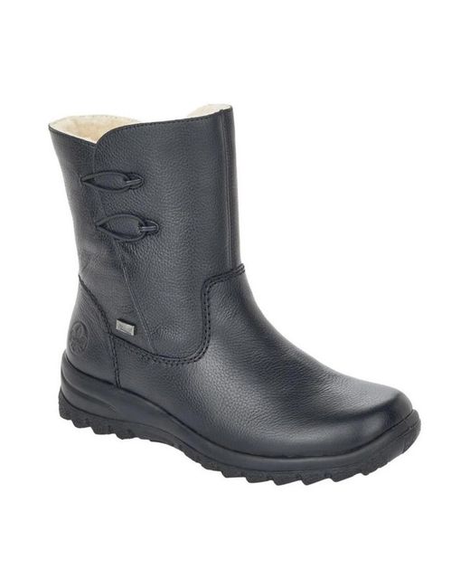 Rieker Gray Ankle Boots