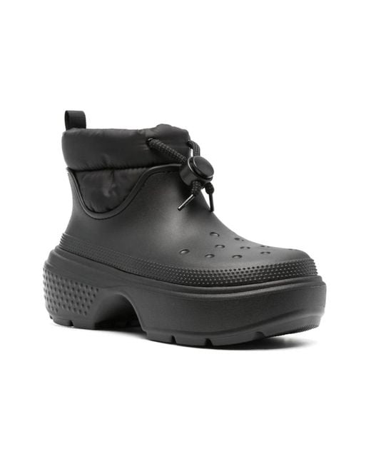 CROCSTM Black Rain Boots for men
