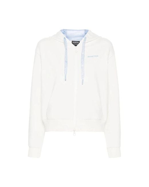 Full-zip hoodie Duvetica de color White