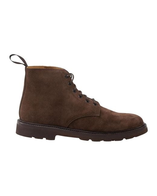 Henderson Brown Lace-Up Boots for men