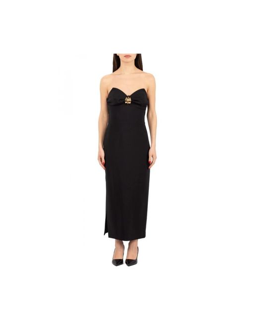 Maxi Dresses Elisabetta Franchi de color Black