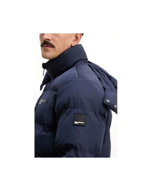Karl Lagerfeld Winterjas in het Blue voor heren