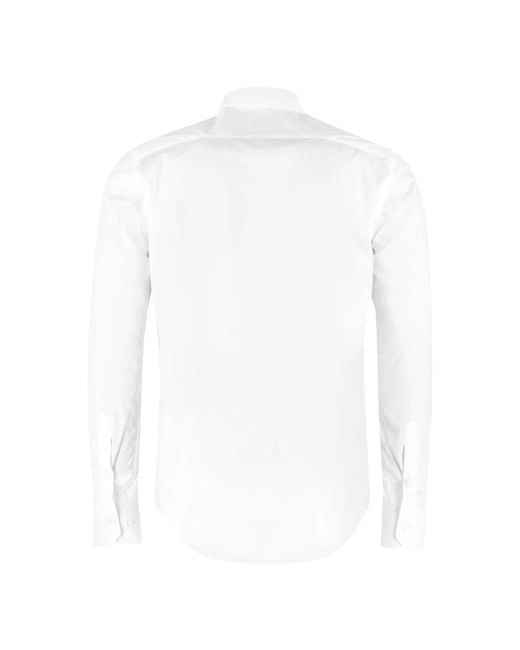THE (Alphabet) White Formal Shirts for men
