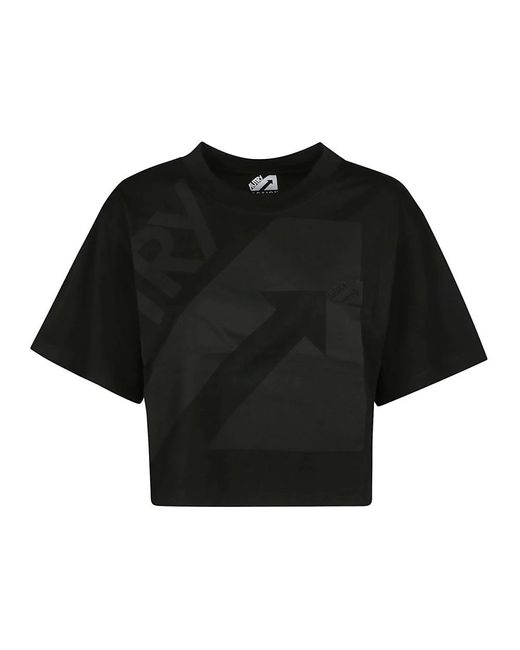Sporty crop t-shirt di Autry in Black
